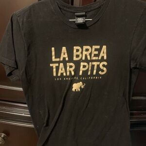 Hanes Brown La Brea Tar Pits T-Shirt